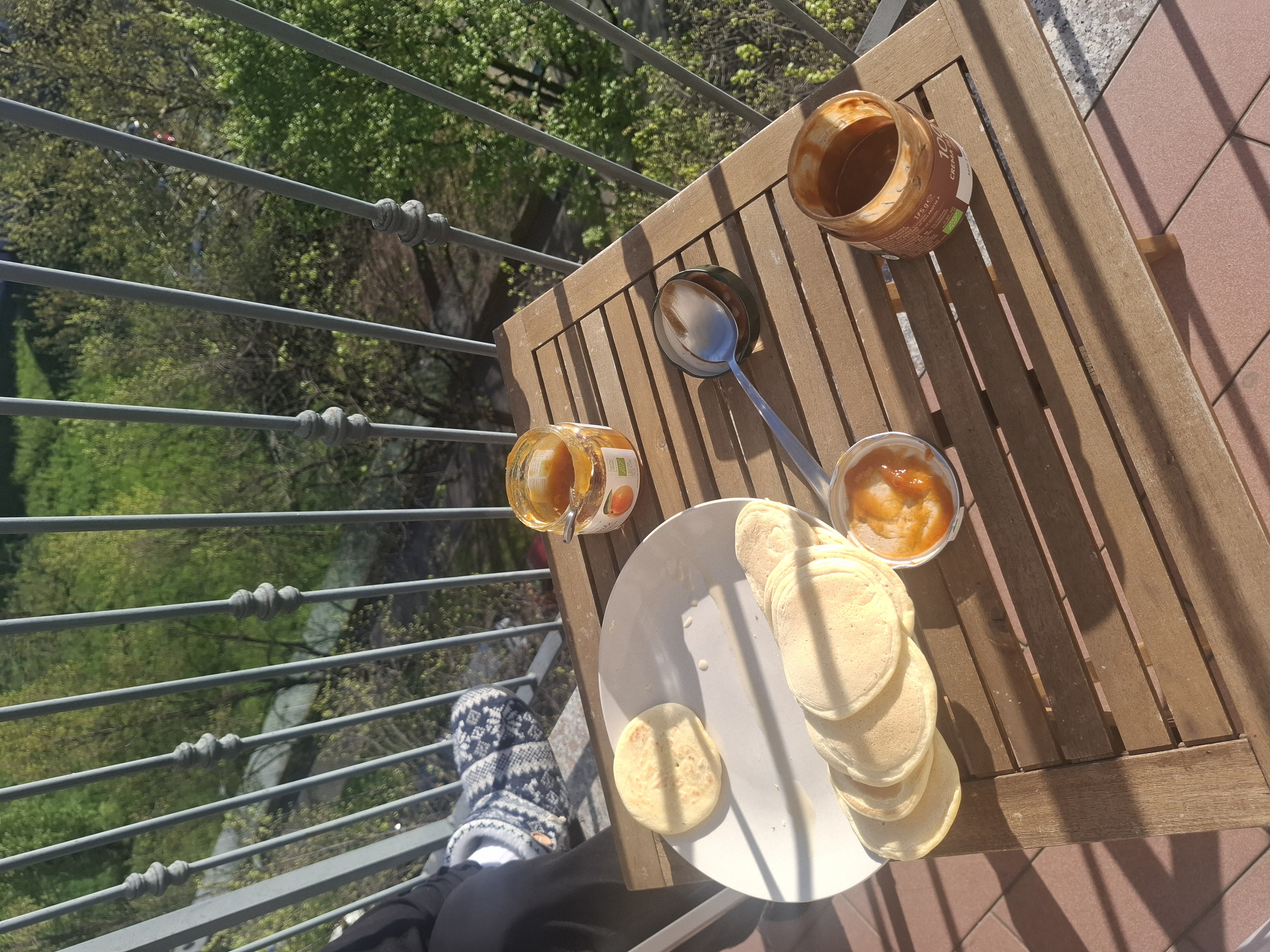 Mini pancake di farro